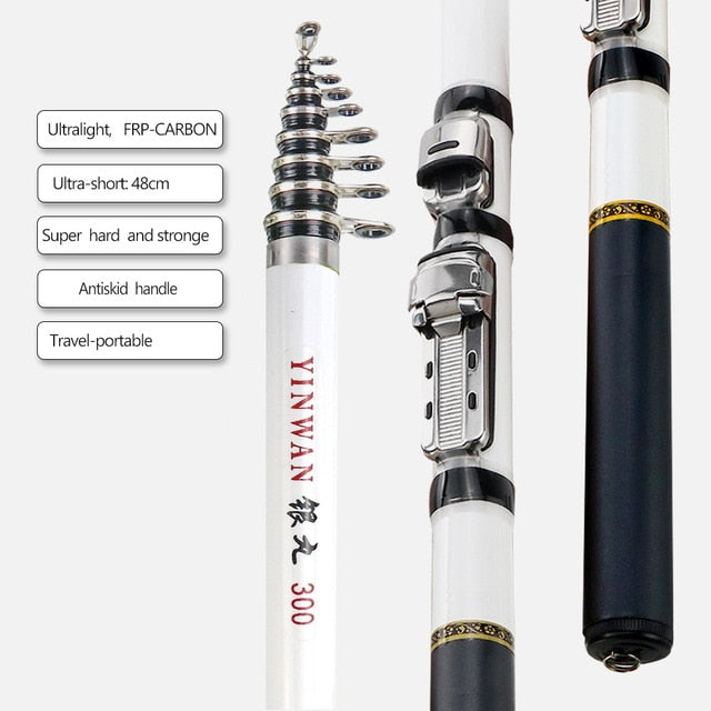 JOSBY Telescopic Rock Fishing Rod - Portable Travel Pole JOSBY Telescopic Rock Fishing Rod - Portable Travel Pole